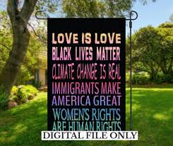 Love Is Love Garden Flag Digital File