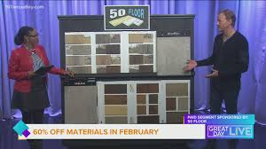 60 percent off all flooring this month