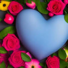 love background with flowers gifts add