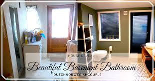 House Reveal Beautiful Basement Bathroom