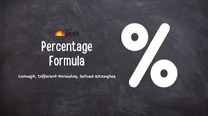 percene formula how to calculate in