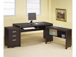 All products from computer desk file cabinet category are shipped worldwide with no additional fees. Coaster Skylar 800901 2 3 5 Home Office Desk Computer Cart File Cabinet And Bookcase Set Sam Levitz Furniture Office Groups