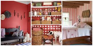 ideas for red rooms and home decor