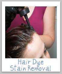 hair dye stain removal guide