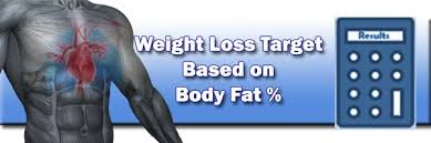 weight loss target based on body fat