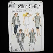 Simplicity 8549 Great Expectations Lady Madonna Maternity