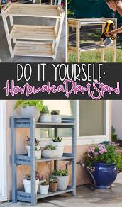 Diy How To Make A Outdoor Plant Shelf