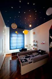 dreamy bedroom with galaxy themes