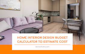 home interior design budget calculator