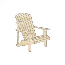 Adirondack Chair Engraved Laser Cut Out