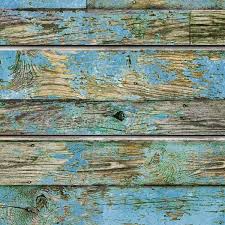 Old Blue Painted Wood Waltex Panel