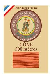 Leather Polycotton Thread Size 28 4 500m Cone Col 419 Orange