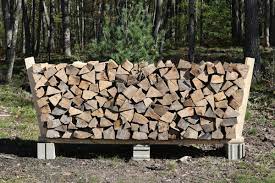 cinder block firewood rack diy using