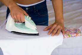 clothes iron to seam carpet