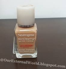 neutrogena skin clearing oil free makeup