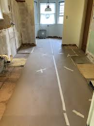 Often times, flooring is a permanent decision, let our flooring experience guide you in making the best decisions. How To Lay Sheet Vinyl Flooring In A Complex Larger Space Our Diy Kitchen Reno Slate Look Vinyl Create Enjoy