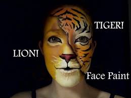 tiger lion face painting you