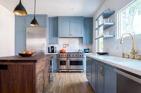 32 blue kitchen cabinets that make a