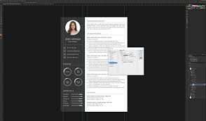 This modern resume template is an exquisite, simple project which would be an excellent fit for more formal job applications e.g. How To Create A Resume Template In Photoshop Graphicadi