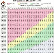 Bmi Chart This Chart Is Like The Mayo Clinic Chart
