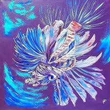 Lionefish Bright Colors Painting