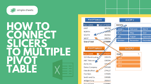 connect slicers to multiple pivot tables