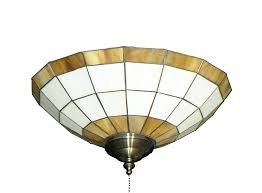 Ceiling Fan Tiffany Glass Bowl Light