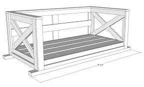 A Crib Mattress Porch Swing Plank