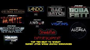 So what star wars films are coming to on disney plus? Disney Plus Top Ten Star Wars Shows Coming From The Success Of The Mandalorian Worst To Best Youtube