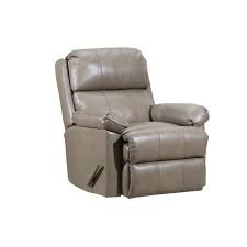 Want a pair of electric recliners that adjust with the push of a button? Lane Soft Touch Taupe Leather Rocker Recliner 4205 19 Taupe The Home Depot