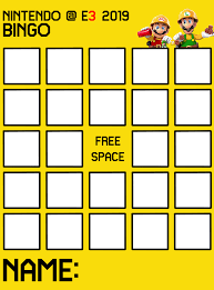 With the bingo templates we have on this site, your bingo game will never be dull ever again. E3 This Year I Made This Bingo Card Template Just For The Event Free To Use Nintendoswitch