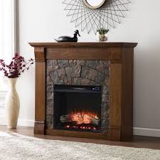 Faux Stone Electric Fireplace Fr9282