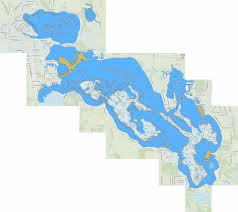Lake Wawasee Syracuse Fishing Map Us_in_00445570