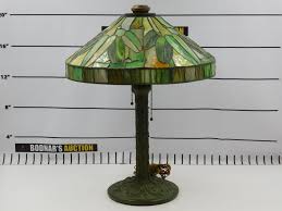 Tiffany Style Stained Glass Lamp With