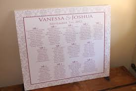 Wedding Seating Chart Foam Board Best Picture Of Chart