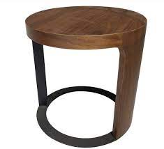 Small Round Table Solid Wood Side Table
