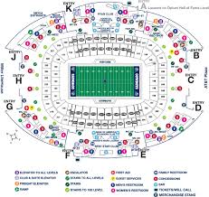 stadium maps at t stadium