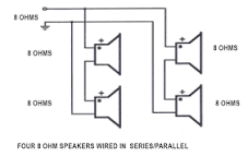 Image of series/parallel speaker wiring diagram