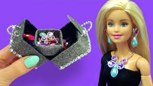 barbie doll makeup box diy for kids