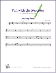 Rodgers & hammerstein the sound of music sheet music arranged for trumpet and piano and includes 4 page(s). Amazing Grace Free Easy Recorder Sheet Music Makingmusicfun Net