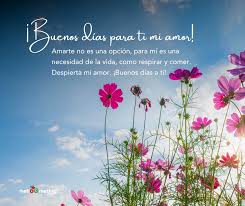good morning my love messages in spanish