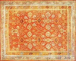 antique turkish oushak rug