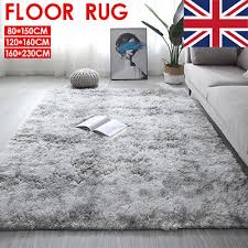 fluffy rugs non slip gy rug large