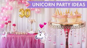 unicorn themed birthday party ideas