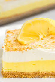 lemon cream cheese pudding dessert