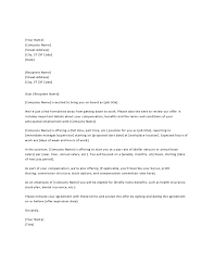employment offer letter templates