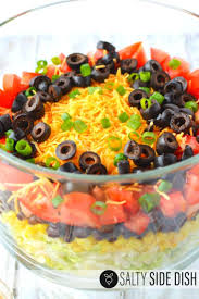 simple 7 layer taco salad with homemade