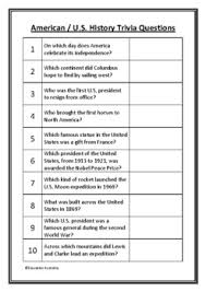 The time4learning first grade scope and sequence. American U S History Trivia Questions Quiz 20 Questions With Answers