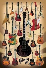 Guitar Heaven Chart Of Famous Guitars Music Poster Print