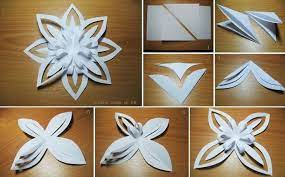 Идеи для декора с помощью объемных снежинок из бумаги
